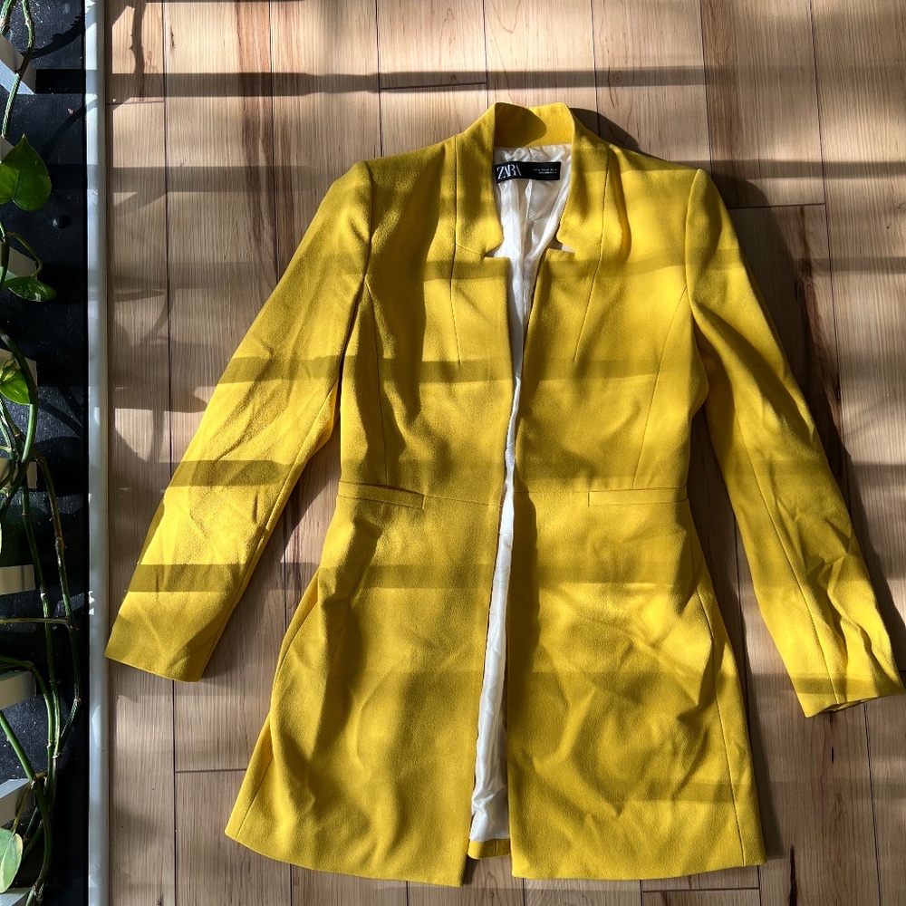 Zara Yellow Blazer